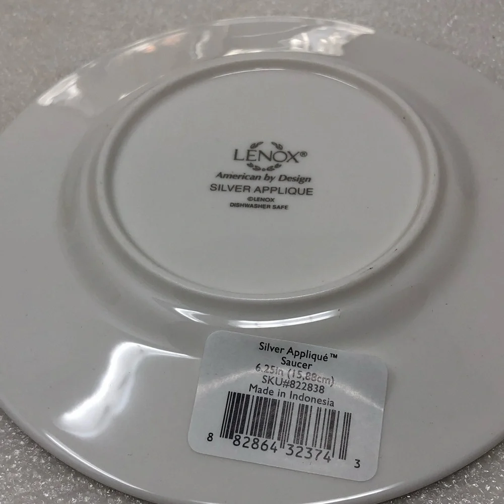 NEW LENOX 5 Piece Place Setting Silver Appliqué